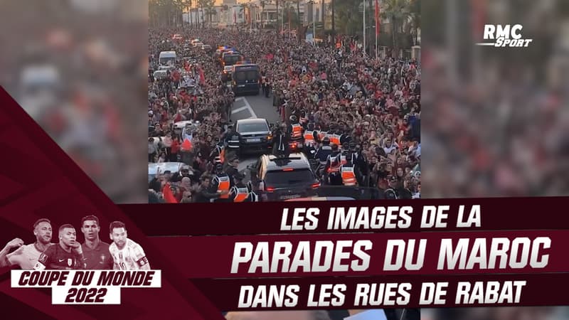 Coupe du monde 2022 : Les images de la parades des Marocains dans les rues de Rabat