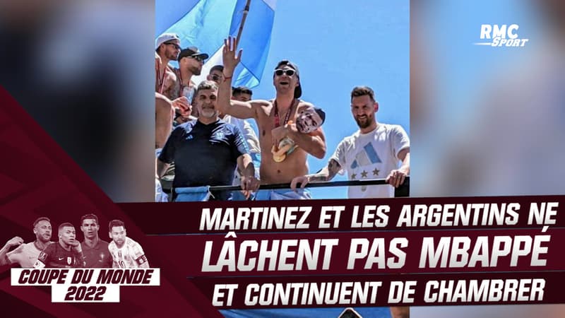 Coupe du monde 2022 : Martinez et les Argentins ne lâchent pas Mbappé et continuent les chambrages