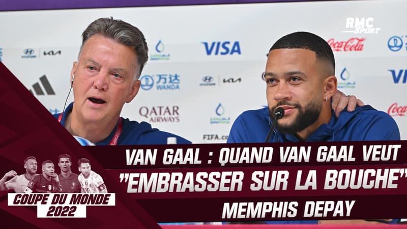Coupe du monde 2022 : Quand Van Gaal veut “embrasser sur la bouche” Depay