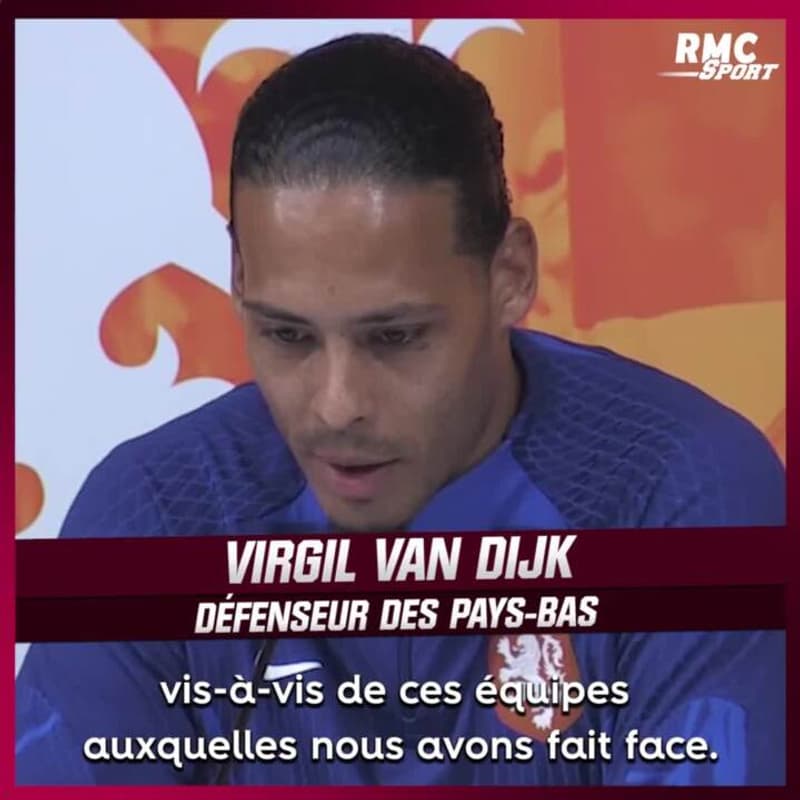 Coupe du monde : “C’est irrespectueux”, van Dijk recadre (posément) un journaliste