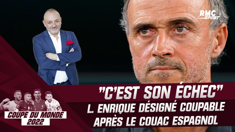 Coupe du monde : “C’est son échec”, Hermel remet en cause L. Enrique et une Espagne “sans plan B”