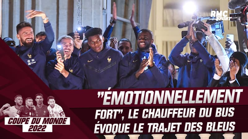 Coupe du monde : “Émotionnellement fort”, le chauffeur du bus des Bleus raconte son trajet jusqu’à la Concorde