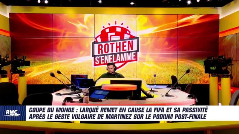 Coupe du monde : Larqué remet en cause la FIFA et sa passivité devant le geste de Martinez