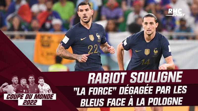 Coupe du monde : Rabiot met en avant “la force” dégagée par les Bleus face à la Pologne