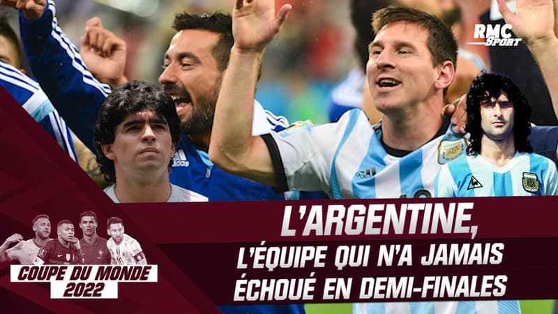 Coupe du monde : l’Argentine, l’équipe qui n’échoue jamais en demi-finale