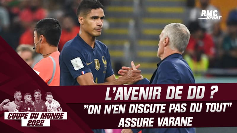Coupe du monde : l’avenir de Deschamps ? “On n’en discute pas du tout” assure Varane “focus sur la compétition”