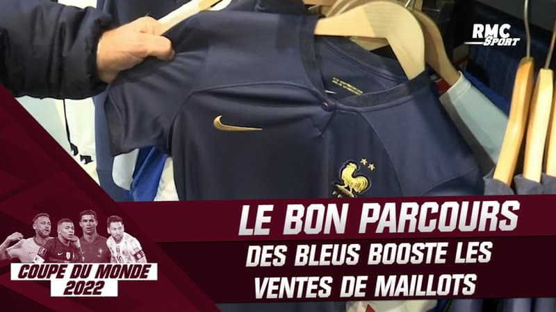 Coupe du monde : le bon parcours des Bleus booste les ventes de maillots