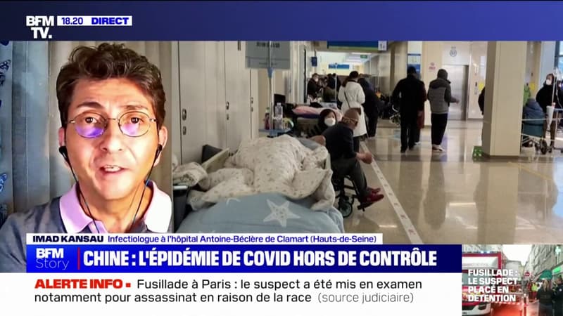 Covid: le docteur Imad Kansau, infectiologue, alerte sur la situation “explosive” en Chine et appelle à “réduire drastiquement la circulation” vers et depuis le pays