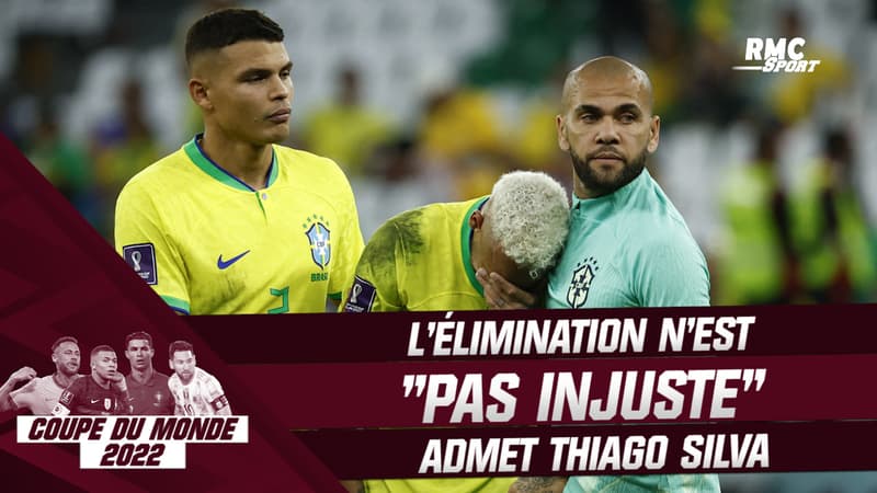 Croatie (Q) 1-1 Brésil (4-2 tab) : Une élimination “pas injuste” reconnait Thiago Silva
