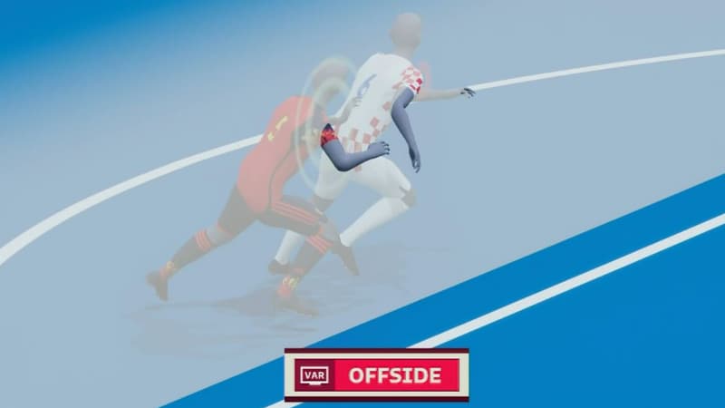 Croatie-Belgique: ce hors-jeu millimétrique qui fait annuler un penalty pour les Croates
