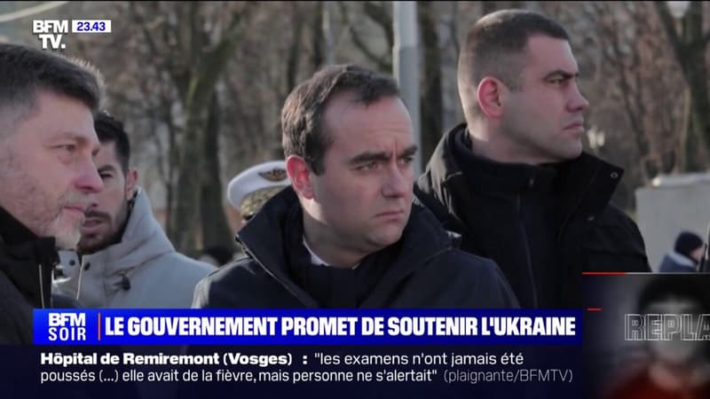 En visite à Kiev, le ministre des Armées Sébastien Lecornu promet son soutien à l’Ukraine