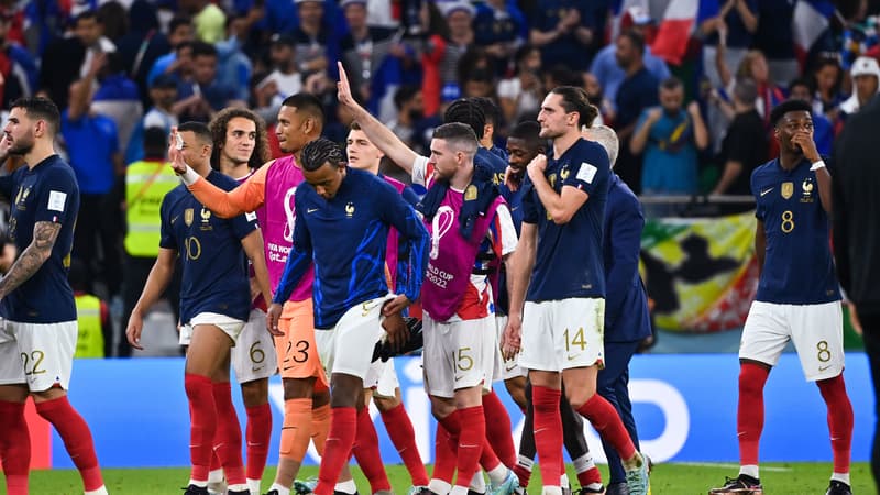 France-Pologne: la célébration des Bleus dans le vestiaire, qui reprennent encore “Freed from desire”