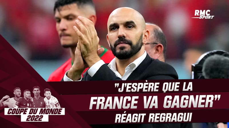France 2-0 Maroc : “La France est en finale et j’espère qu’elle va gagner” réagit Regragui, beau joueur