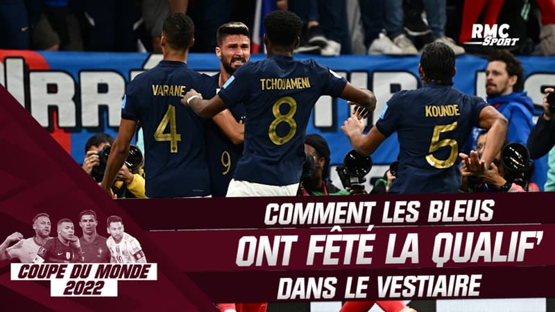 France 2-1 Angleterre : Comment les Bleus ont fêté la qualif’ dans le vestiaire