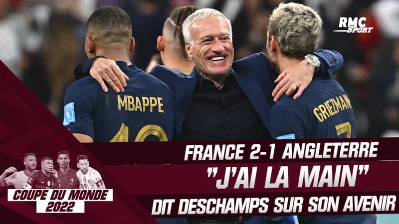 France 2-1 Angleterre : “J’ai la main, je déciderai”, prévient Deschamps sur son avenir