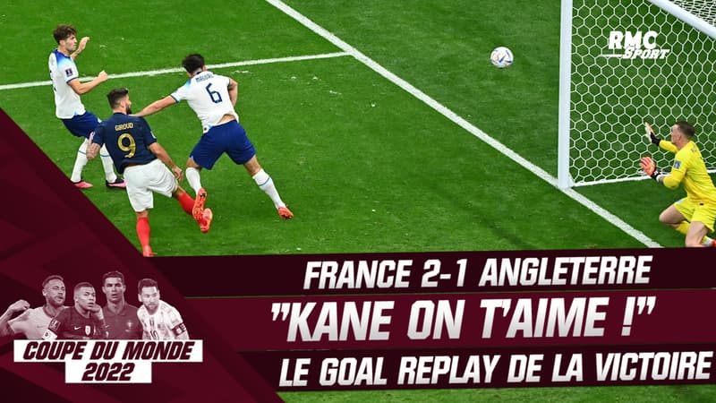 France 2-1 Angleterre : “Kane on t’aime !”, le goal replay de la victoire des Bleus qui filent en demie