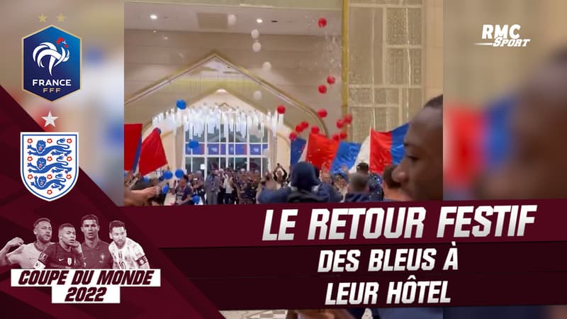France 2-1 Angleterre : Le retour festif des Bleus à leur hôtel