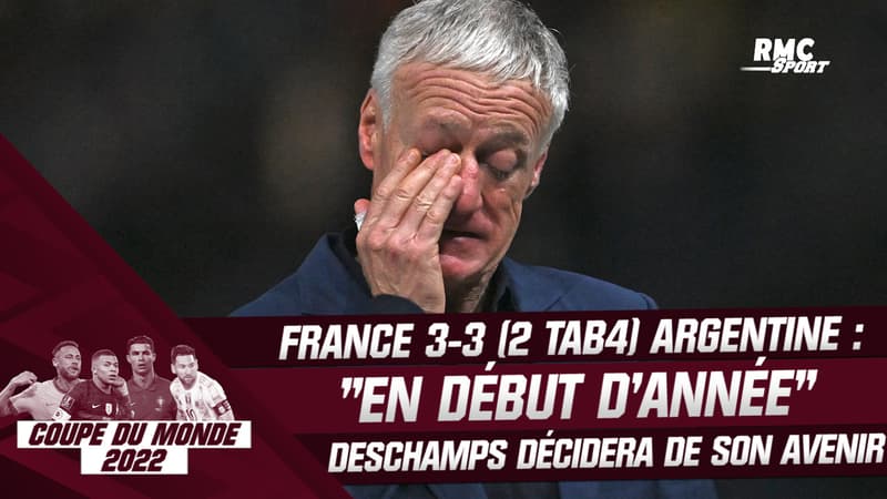 France 3-3 (2 tàb 4) Argentine : “Mon avenir ? Je verrai le président Le Graët en début d’année” révèle Deschamps