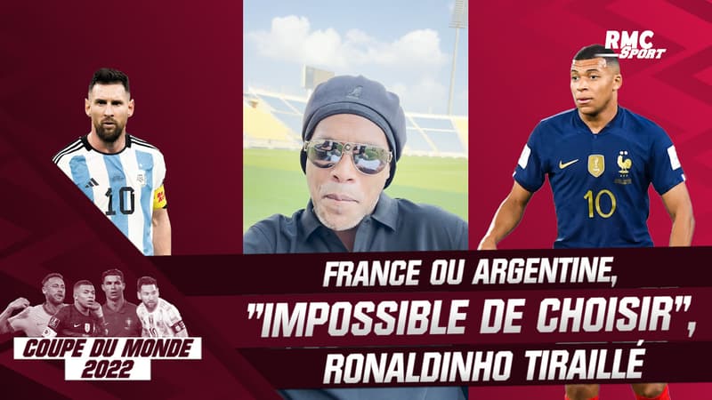 France – Agentine : “Impossible de choisir”, le coeur de Ronaldinho tiraillé