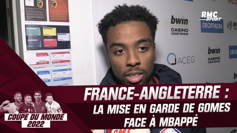France-Angleterre : Gomes met en garde ses compatriotes anglais face au phénomène Mbappé