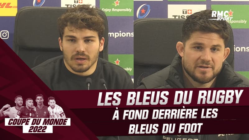 France-Angleterre : Les Bleus du rugby à fond derrière leurs homologues footballeurs