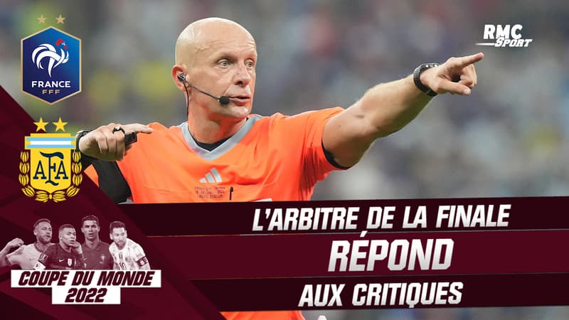 France – Argentine : L’arbitre de la finale du Mondial répond aux critiques