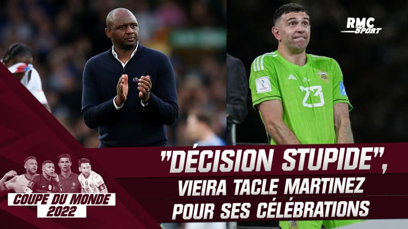 France-Argentine : “Une décision stupide”, Vieira tacle Martinez pour ses célébrations