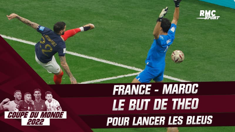 France – Maroc : Le but de Theo Hernandez qui lance les Bleus (comm’ RMC)