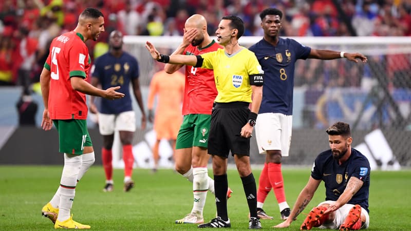France-Maroc: la fédération marocaine porte réclamation contre l’arbitrage de la demi-finale