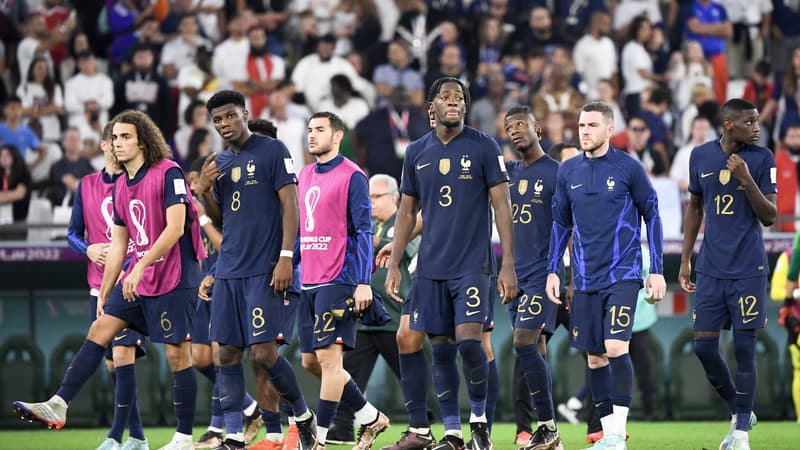 France-Argentine: l’équipe de France avec sa tenue 100% bleue pour la finale