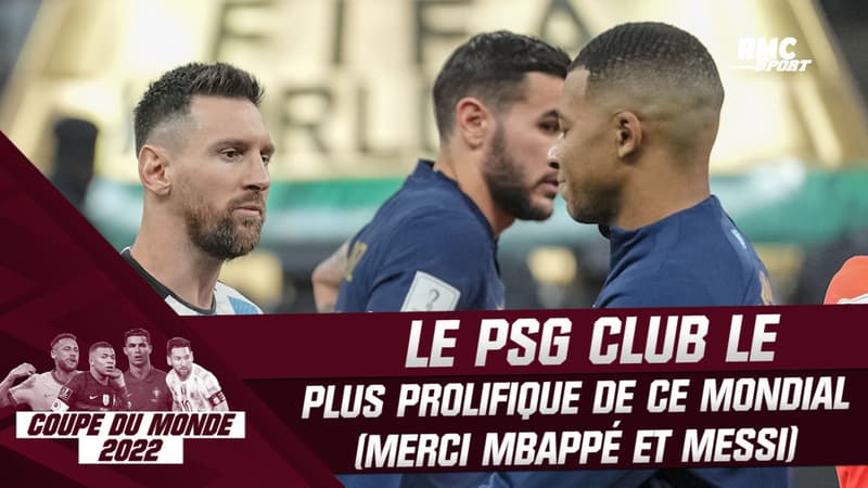 Grâce à Mbappé et Messi, le PSG largement en tête des buts inscrits dans cette Coupe du monde