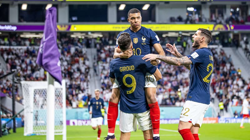 France-Pologne: Deschamps vante le “décrié” Giroud et le “meilleur joueur du monde” Mbappé