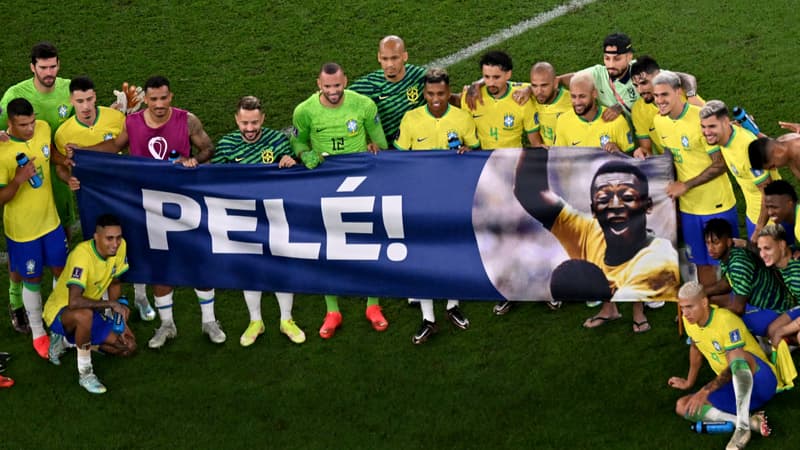 Brésil-Corée du Sud: le bel hommage des joueurs brésiliens à Pelé après la victoire