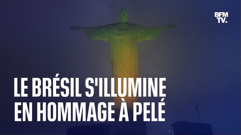 Le Corcovado, le Maracanã… Au Brésil, les lieux emblématiques s’illuminent en hommage au roi Pelé