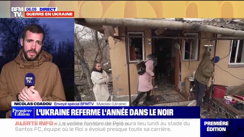 Les Ukrainiens s’apprêtent à passer le Nouvel an dans le noir, après de nouvelles frappes russes