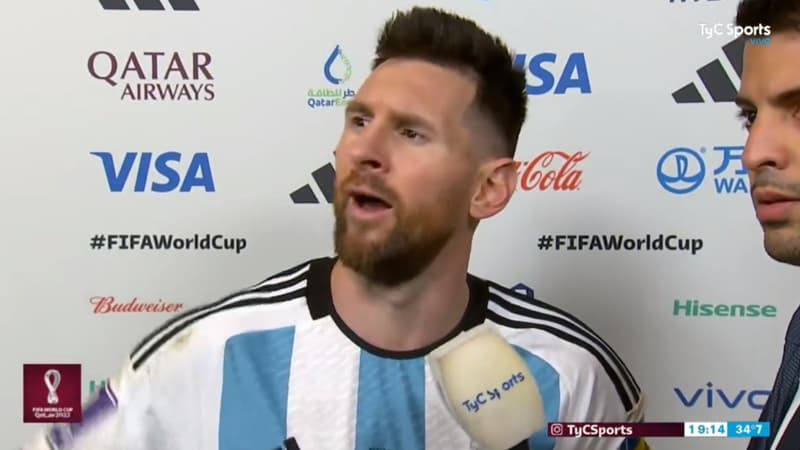Pays-Bas-Argentine: “Qué miras bobo?”, Messi s’agace en pleine interview contre un Néerlandais