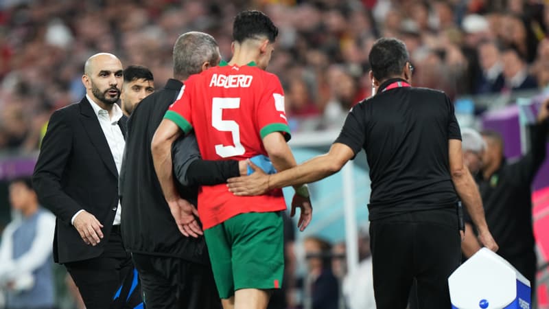 Coupe du monde 2022: blessé contre l’Espagne, Aguerd vers un forfait pour le quart Maroc-Portugal