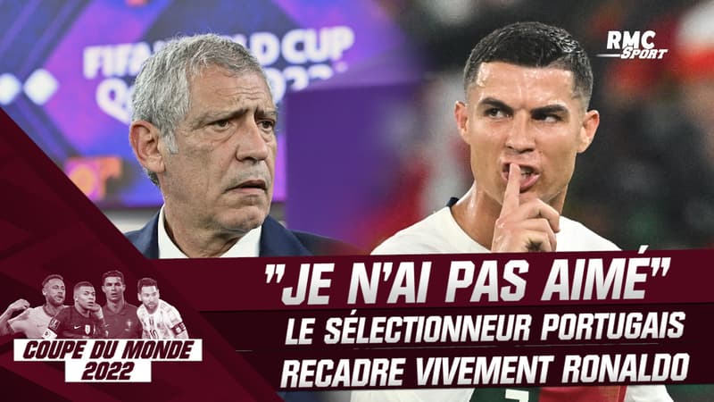 Portugal : “Je n’ai pas du tout aimé”, Santos recadre sèchement Ronaldo