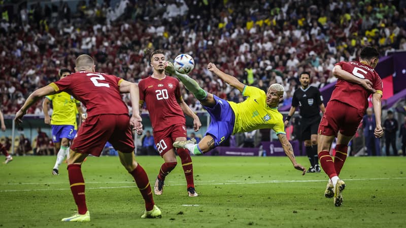 Coupe du monde 2022: le prix du plus beau but revient à Richarlison