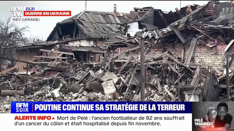 Tirs russes en Ukraine: Vladimir Poutine continue sa stratégie de la terreur, des millions d’habitants privés d’électricité