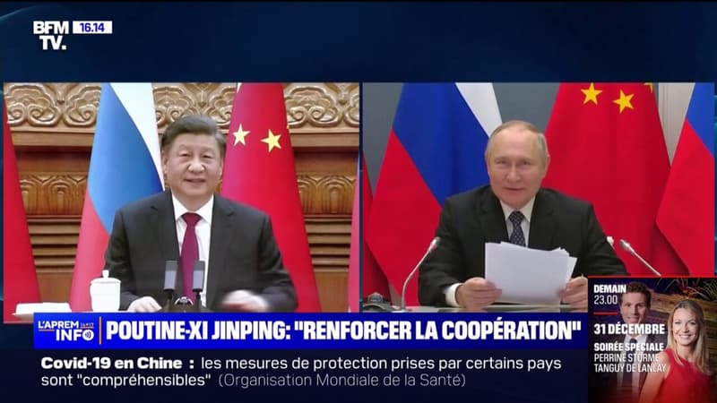 Vladimir Poutine et Xi Jinping ont eu un entretien par visioconférence pour améliorer leur “coopération” stratégique