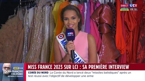 &quot;Mais pas du tout&quot; : Miss France 2023 recadre un célèbre animateur lors de sa toute première interview