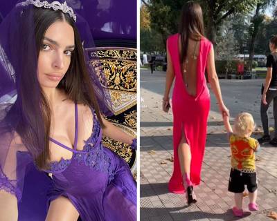 Emily Ratajkowski, mère et mannequin, emmène son enfant au travail