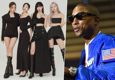 L’image improbable du jour: quand Emmanuel Macron prend en photo Blackpink et Pharrell Williams