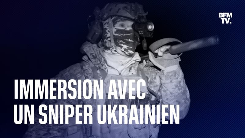 Andriy, sniper ukrainien sur la ligne de front, chasse l’ennemi de nuit