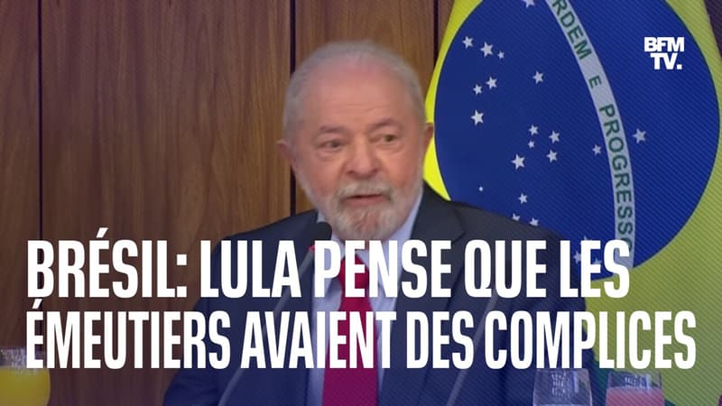 Brésil: Lula se dit convaincu que le palais présidentiel a été ouvert aux émeutiers de l’intérieur
