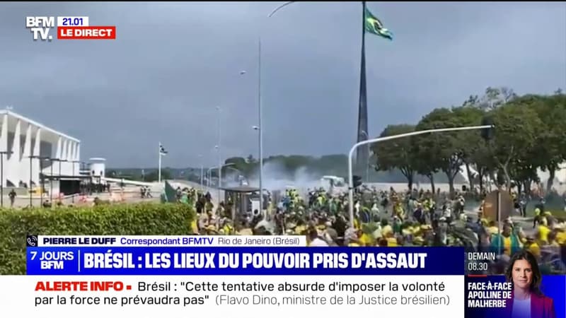 Brésil: les assaillants armés de pierres et de bâtons circulent librement à l’intérieur des trois sièges du pouvoir brésilien