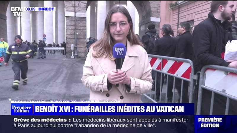De longues files d’attente au Vatican pour les obsèques du pape Benoît XVI