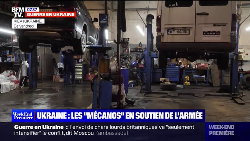 En Ukraine, reportage aux côtés des mécaniciens qui réparent les véhicules de l’armée