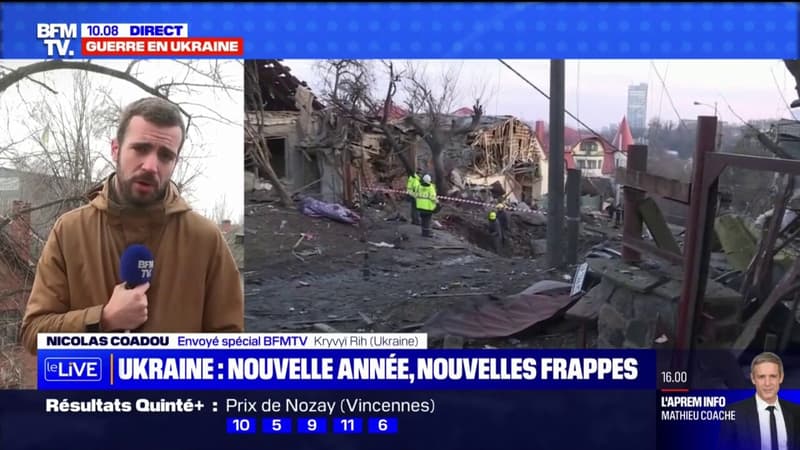 Frappes en Ukraine pour le Nouvel An: un débris de drone retrouvé inscrivait “bonne année” en russe